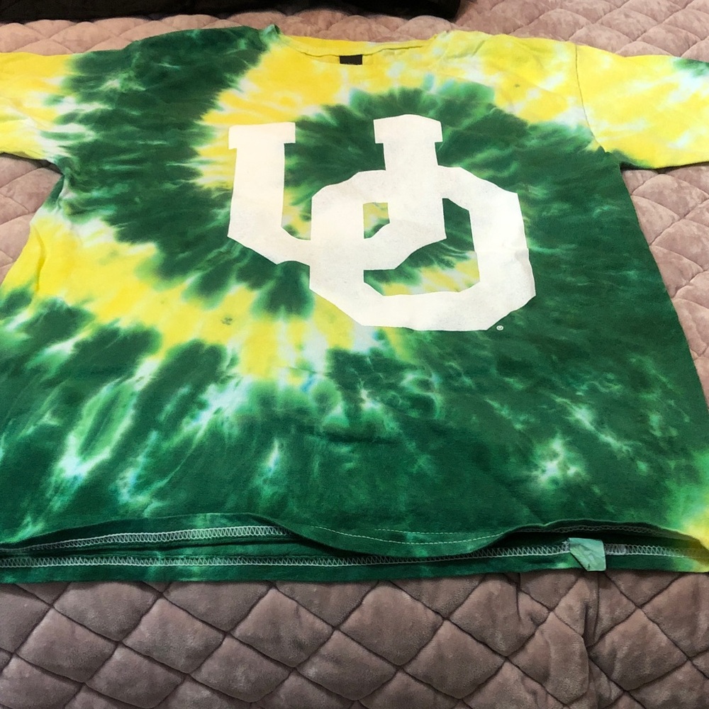 Oregon Ducks kids bundle of 4 tye dye tee by Gildan